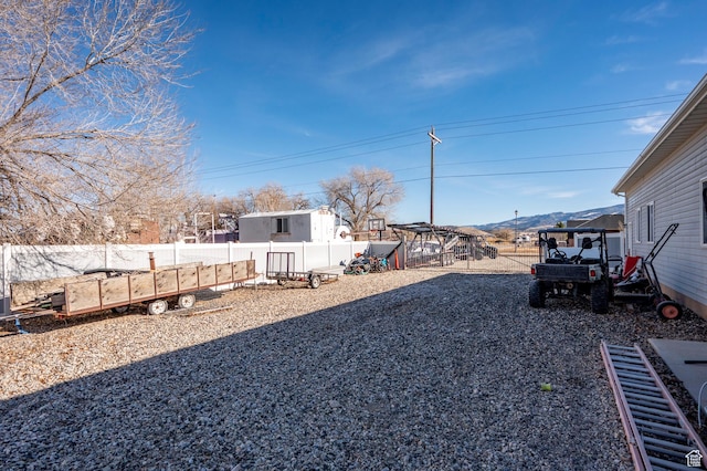 5185 N 600 E, Enoch, UT 84721 - view of yard with fence