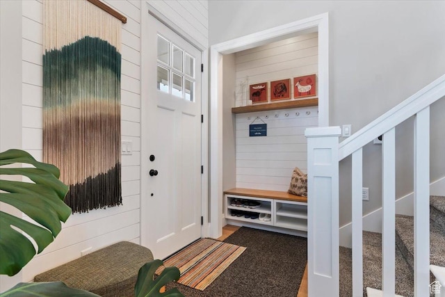 view of mudroom