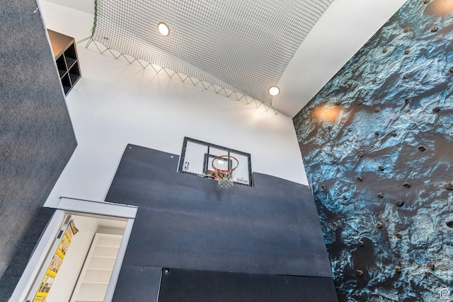 view of basketball court