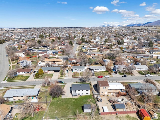 794 N Amethyst St, Layton, UT 84041 - birds eye view of property featuring a mountain view and a residential view