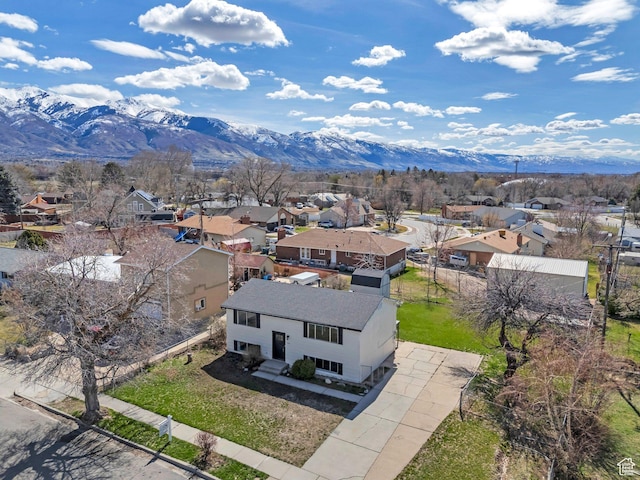794 N Amethyst St, Layton, UT 84041 - birds eye view of property with a mountain view and a residential view