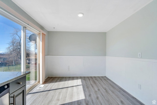 794 N Amethyst St, Layton, UT 84041 - unfurnished room featuring light wood finished floors and wainscoting