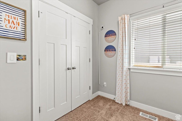 249 N 590 E, Vineyard, UT 84059 - unfurnished bedroom with light carpet, visible vents, baseboards, and a closet