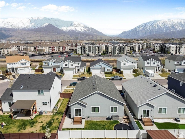 249 N 590 E, Vineyard, UT 84059 - drone / aerial view with a mountain view and a residential view