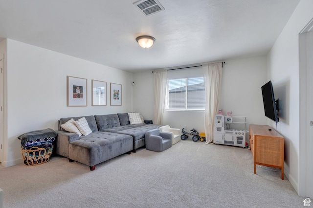 929 S 950 W, American Fork, UT 84003 - carpeted living room featuring visible vents and baseboards