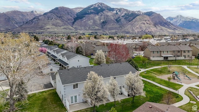 187 E 2300 N, North Ogden, UT 84414 - bird's eye view with a mountain view and a residential view