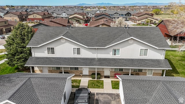 187 E 2300 N, North Ogden, UT 84414 - aerial view with a mountain view and a residential view