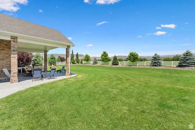 1375 S Red Filly Rd, Heber City, UT 84032 - view of yard featuring a patio area and fence