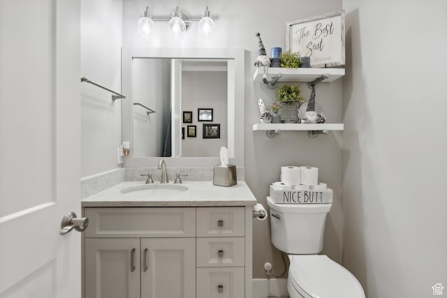 1375 S Red Filly Rd, Heber City, UT 84032 - half bathroom featuring toilet and vanity