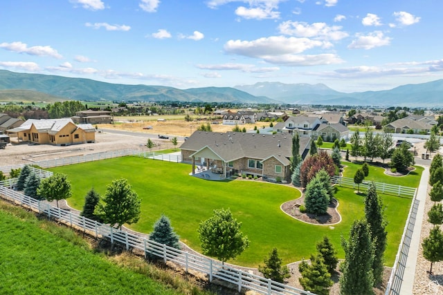 1375 S Red Filly Rd, Heber City, UT 84032 - drone / aerial view with a rural view, a residential view, and a mountain view