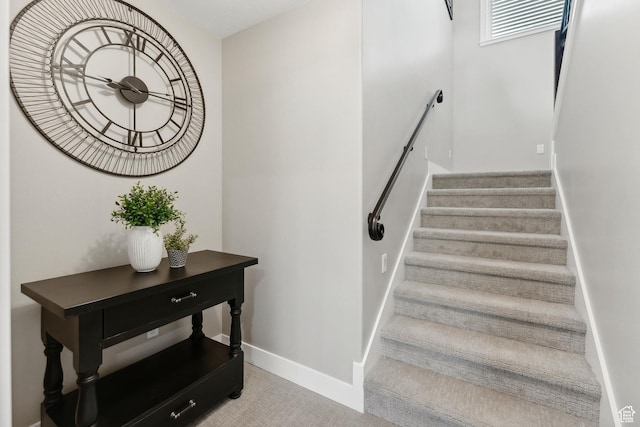1375 S Red Filly Rd, Heber City, UT 84032 - staircase featuring baseboards