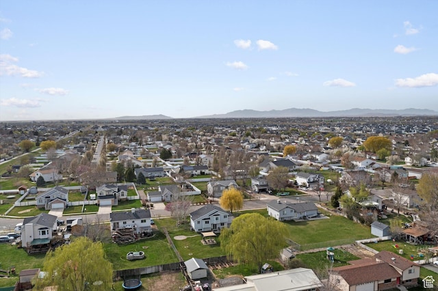 2124 N 2525 W, Clinton, UT 84015 - bird's eye view with a residential view and a mountain view