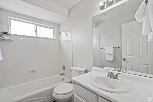 2124 N 2525 W, Clinton, UT 84015 - bathroom with toilet, shower / tub combination, and vanity