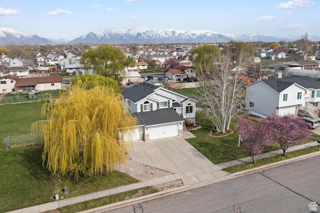 2124 N 2525 W, Clinton, UT 84015 - bird's eye view featuring a residential view and a mountain view