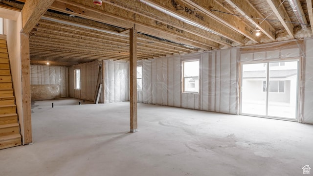 876 W Sika Cir S Unit 205, Saratoga Springs, UT 84045 - below grade area with stairs and plenty of natural light