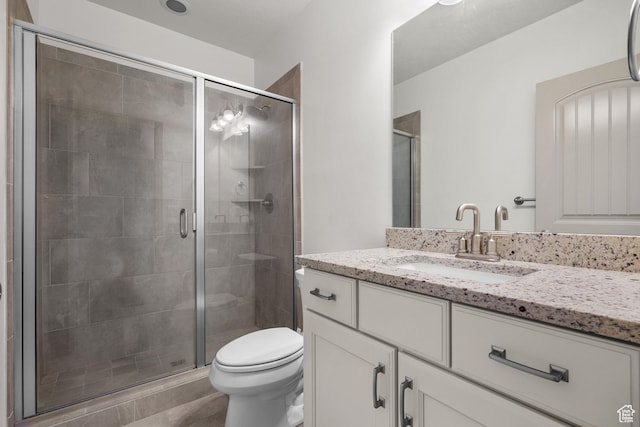 814 N 1490 E, Heber City, UT 84032 - bathroom with toilet, a stall shower, and vanity