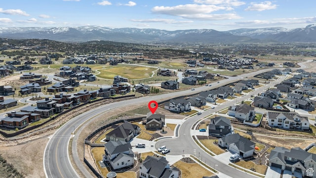 814 N 1490 E, Heber City, UT 84032 - bird's eye view featuring a mountain view and a residential view