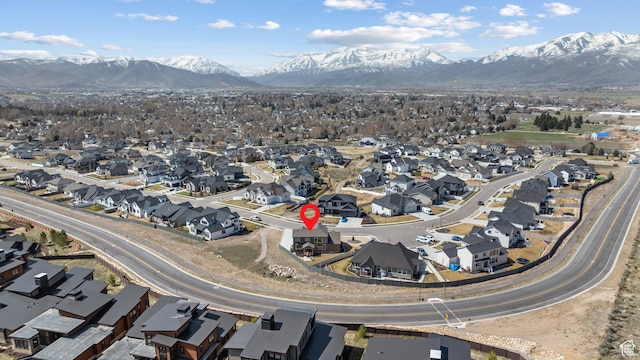 814 N 1490 E, Heber City, UT 84032 - bird's eye view featuring a mountain view and a residential view