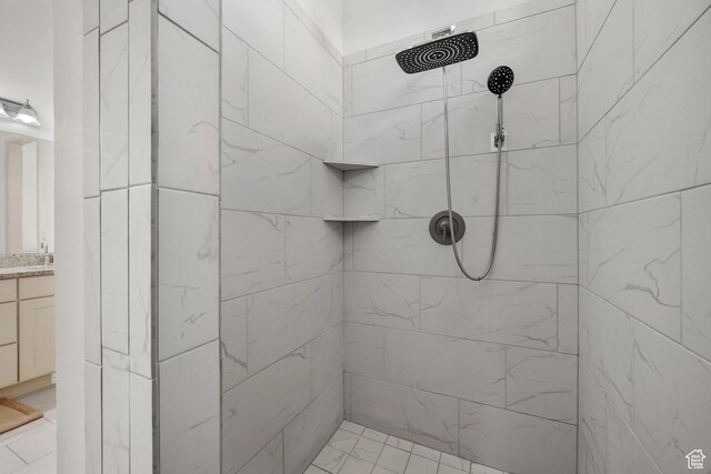 814 N 1490 E, Heber City, UT 84032 - full bathroom featuring tiled shower and vanity