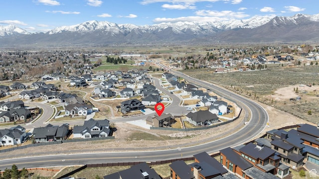 814 N 1490 E, Heber City, UT 84032 - birds eye view of property with a mountain view and a residential view