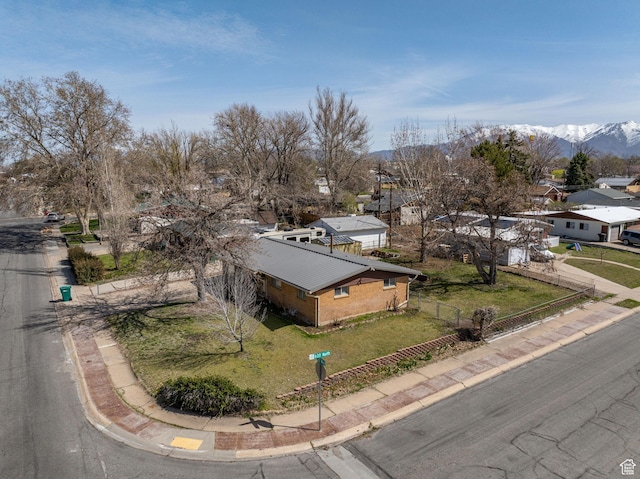 621 N 200 W, Clearfield, UT 84015 - birds eye view of property featuring a mountain view