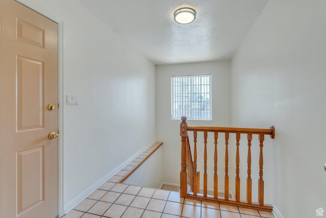 492 W 175 N, Orem, UT 84057 - stairway with tile patterned floors, baseboards, and a textured ceiling