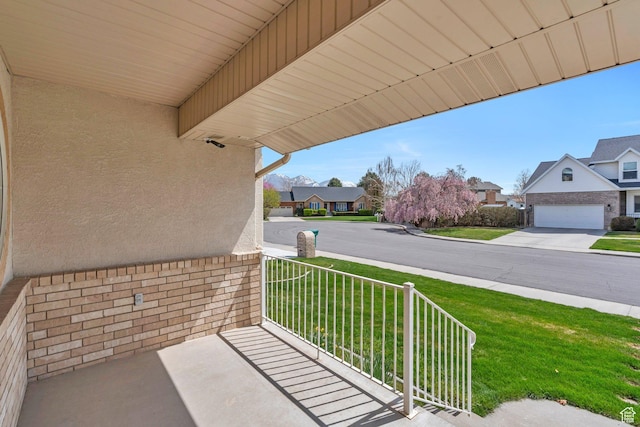 492 W 175 N, Orem, UT 84057 - view of patio / terrace with a porch and a residential view