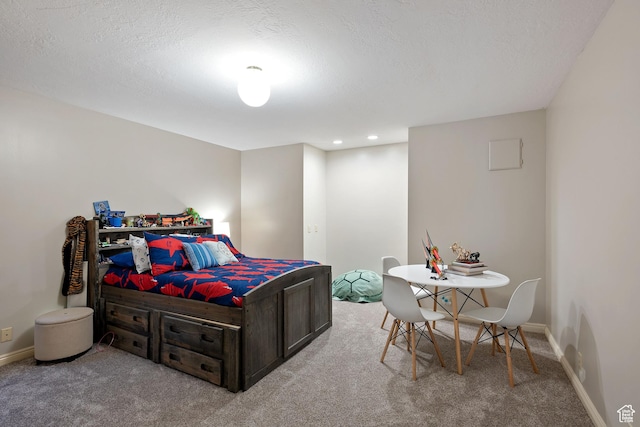 819 N Juniperpoint Dr, Salt Lake City, UT 84103 - carpeted bedroom featuring baseboards and a textured ceiling