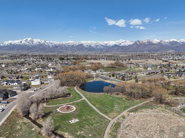 220 S 1970 E, Heber City, UT 84032 - aerial view featuring a water and mountain view and a residential view