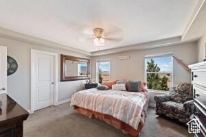 8836 W 3200 S, Cedar City, UT 84720 - bedroom with ceiling fan and carpet floors