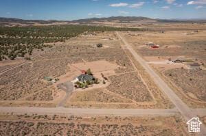 8836 W 3200 S, Cedar City, UT 84720 - bird's eye view featuring a desert view and a rural view
