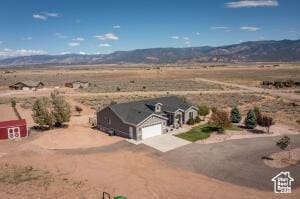 8836 W 3200 S, Cedar City, UT 84720 - aerial view featuring a mountain view and view of desert