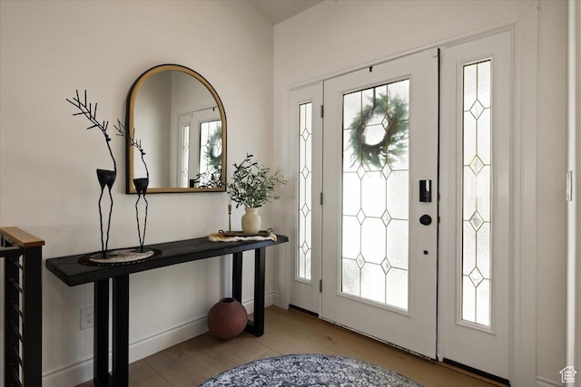 1178 W 13040 S, Riverton, UT 84065 - foyer entrance featuring light wood-style flooring and baseboards