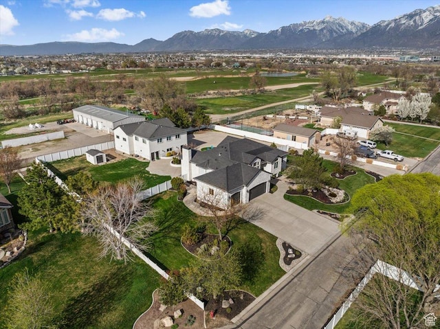 1178 W 13040 S, Riverton, UT 84065 - birds eye view of property featuring a residential view and a mountain view