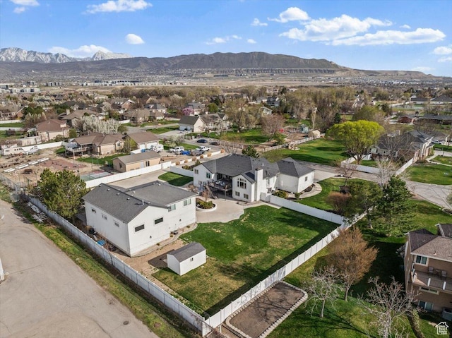 1178 W 13040 S, Riverton, UT 84065 - aerial view featuring a mountain view and a residential view