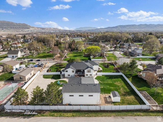 1178 W 13040 S, Riverton, UT 84065 - birds eye view of property featuring a residential view and a mountain view
