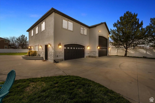1178 W 13040 S, Riverton, UT 84065 - mediterranean / spanish house with stucco siding, driveway, and fence