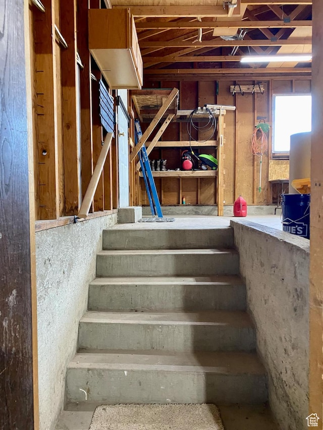 view of staircase