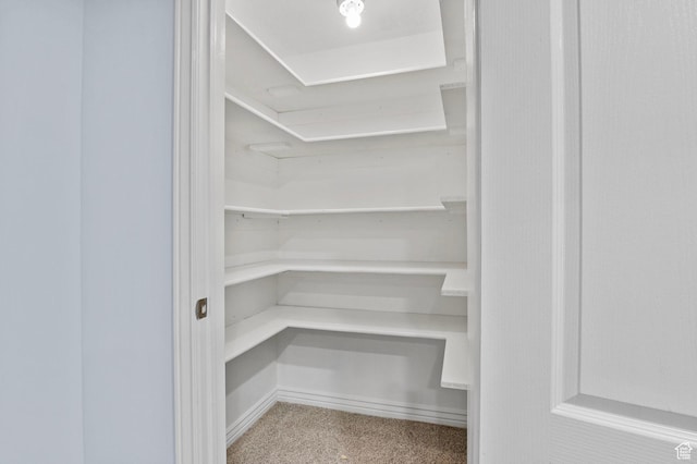 view of pantry