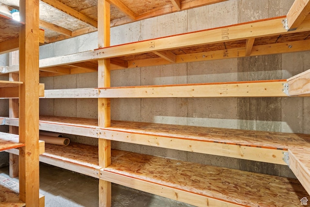 view of storage
