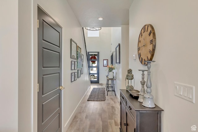 419 W 850 N, Farmington, UT 84025 - corridor featuring light wood-style floors and baseboards