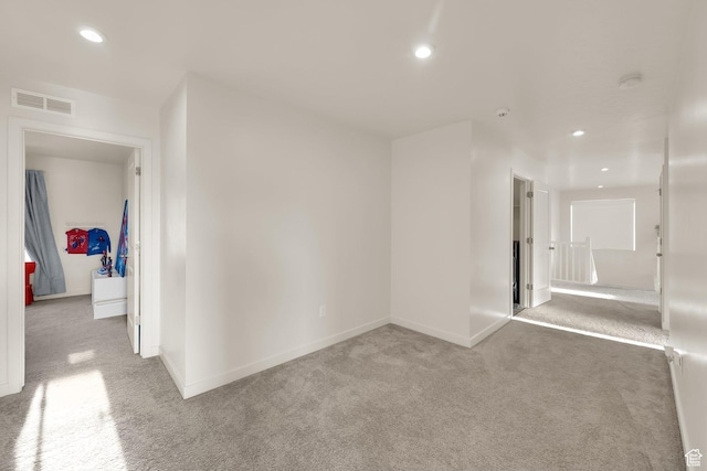 977 S 1480 W, Provo, UT 84601 - empty room featuring visible vents, baseboards, recessed lighting, and carpet flooring