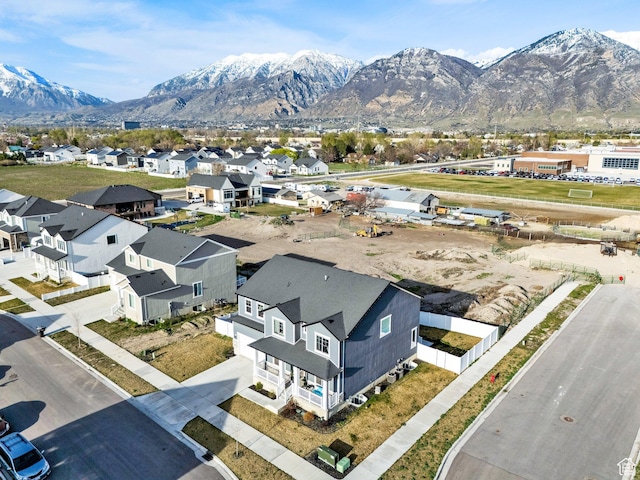977 S 1480 W, Provo, UT 84601 - drone / aerial view featuring a mountain view and a residential view