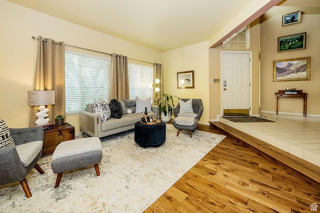 2356 E 3900 S, Millcreek, UT 84124 - living area featuring wood finished floors and baseboards