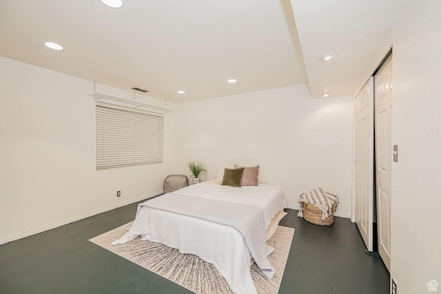 2356 E 3900 S, Millcreek, UT 84124 - bedroom with concrete flooring and recessed lighting