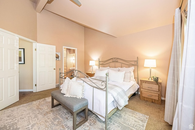 2356 E 3900 S, Millcreek, UT 84124 - carpeted bedroom with lofted ceiling and a ceiling fan