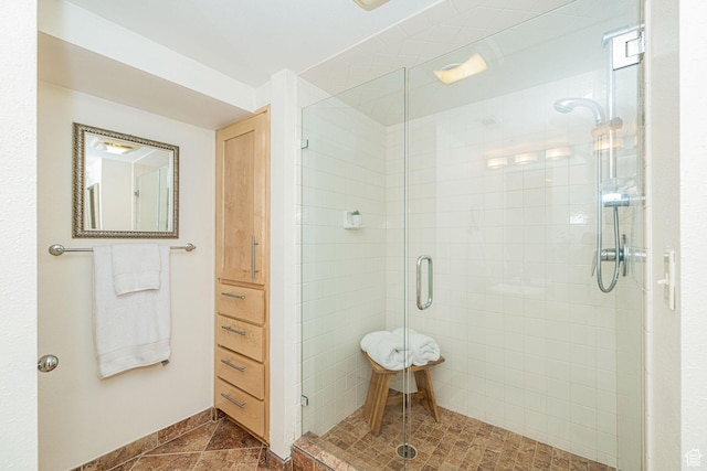 2356 E 3900 S, Millcreek, UT 84124 - bathroom with a shower stall and baseboards