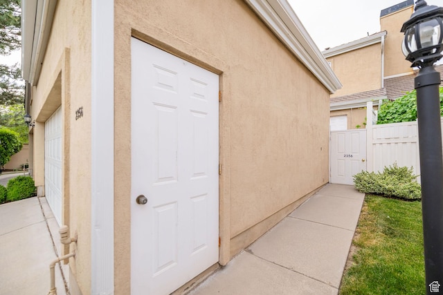 2356 E 3900 S, Millcreek, UT 84124 - doorway to property featuring stucco siding