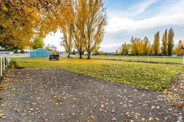 314 W 100 S, Providence, UT 84332 - view of yard with an outbuilding, a pole building, and fence