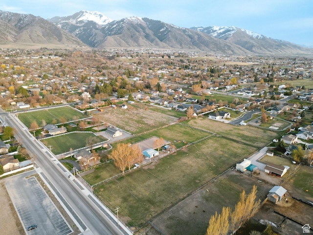 314 W 100 S, Providence, UT 84332 - birds eye view of property featuring a mountain view and a residential view